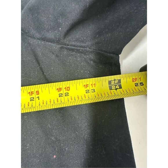 Simon Chang Denim Wear Women’s Bohemian Black Jacket Ruffle Satin Trim Sz20 Note - Picture 7 of 15